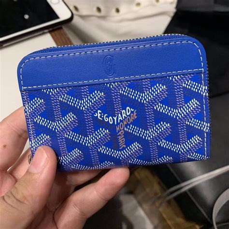 goyard zipper wallet|authentic goyard wallet.